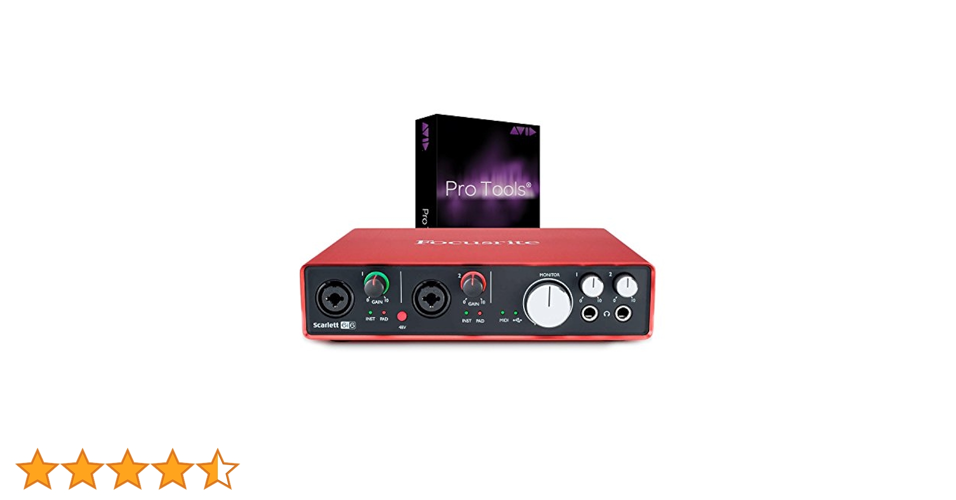 Focusrite Scarlett 6i6 6 In/6 Out USB 2.0 Audio Interface